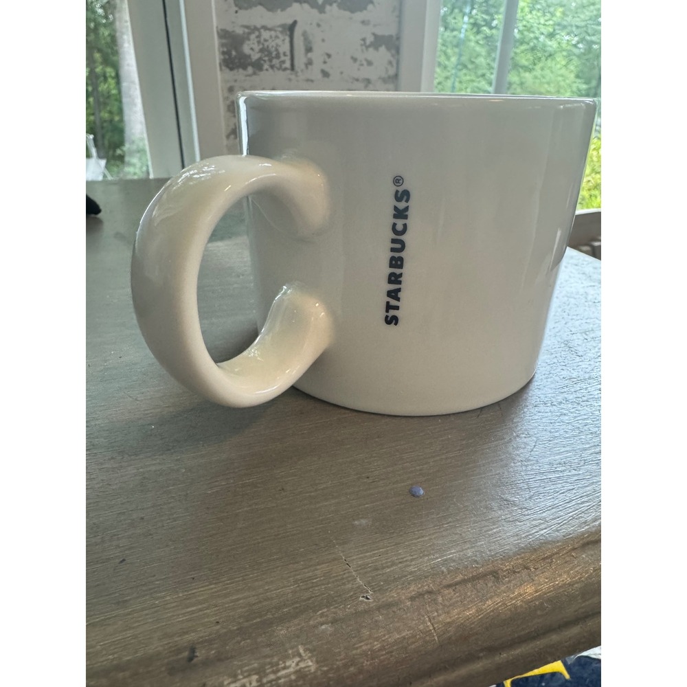 Starbucks Coffee Mug White Ceramic 12 fl oz / 354 ml